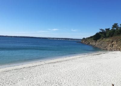 Concarneau . Plage des Sables Blancs - Cerca